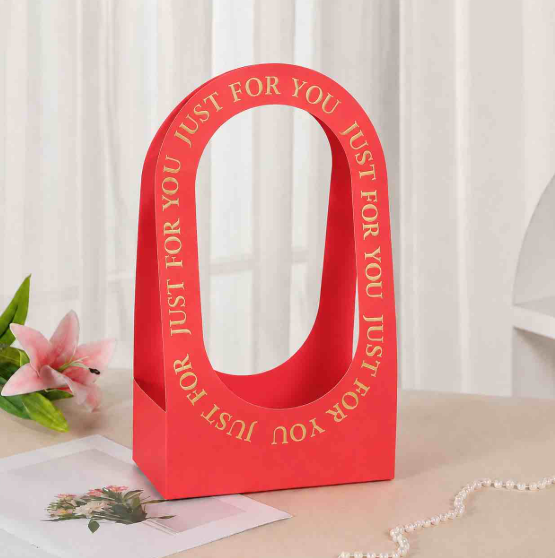 "Just For You" Flower Bouquet Bag