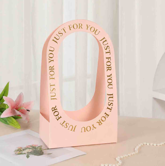 "Just For You" Flower Bouquet Bag
