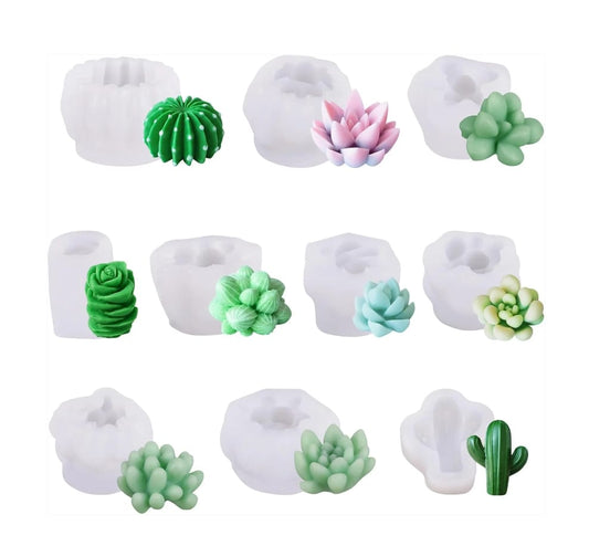 SET OF 10 CACTUS MOULD 0008