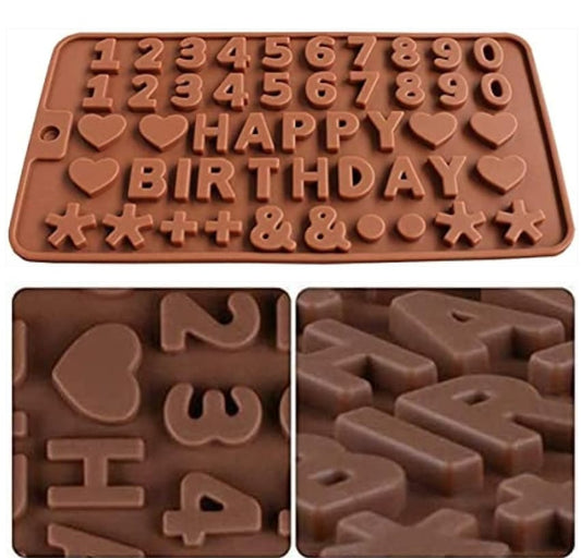 HAPPY BIRTHDAY LETTER MOULD 0011