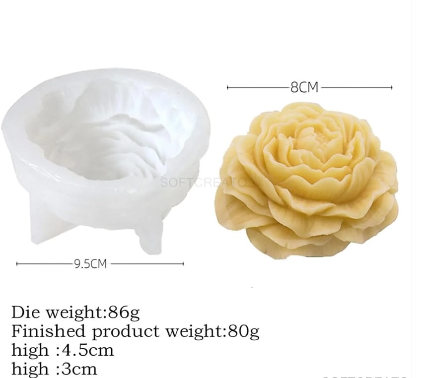 PEONY MOULD SMALL 0019
