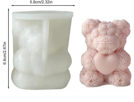 Teddy Heart Mould 0028
