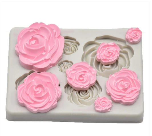 Rose Cavity Mould 0036