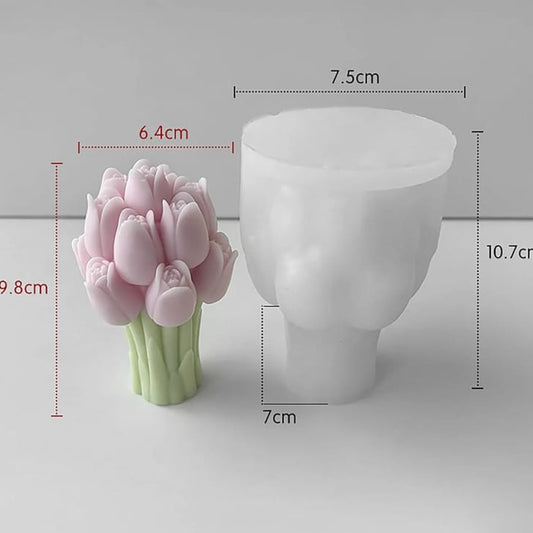 Tulip Bouquet Mould 0038