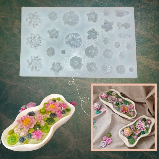 Lotus Pond Element Mould 0053