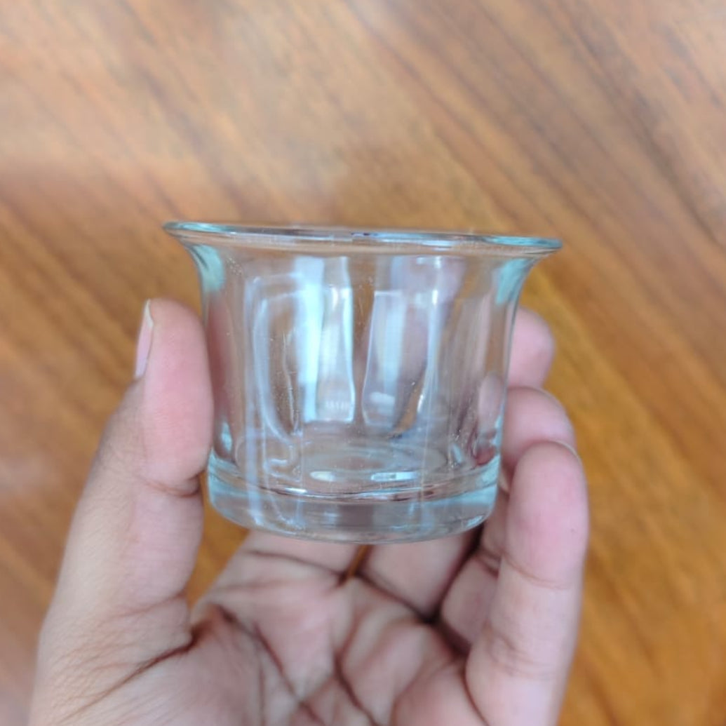 BUTTER POT GLASS 50ML 12PCS