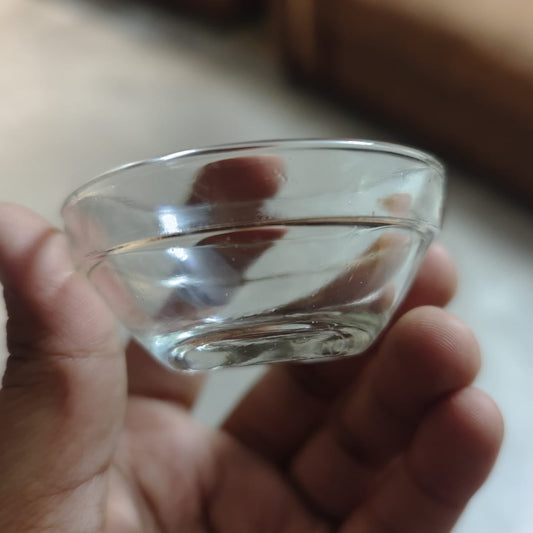 MINI BOWL GLASS JAR 6PC