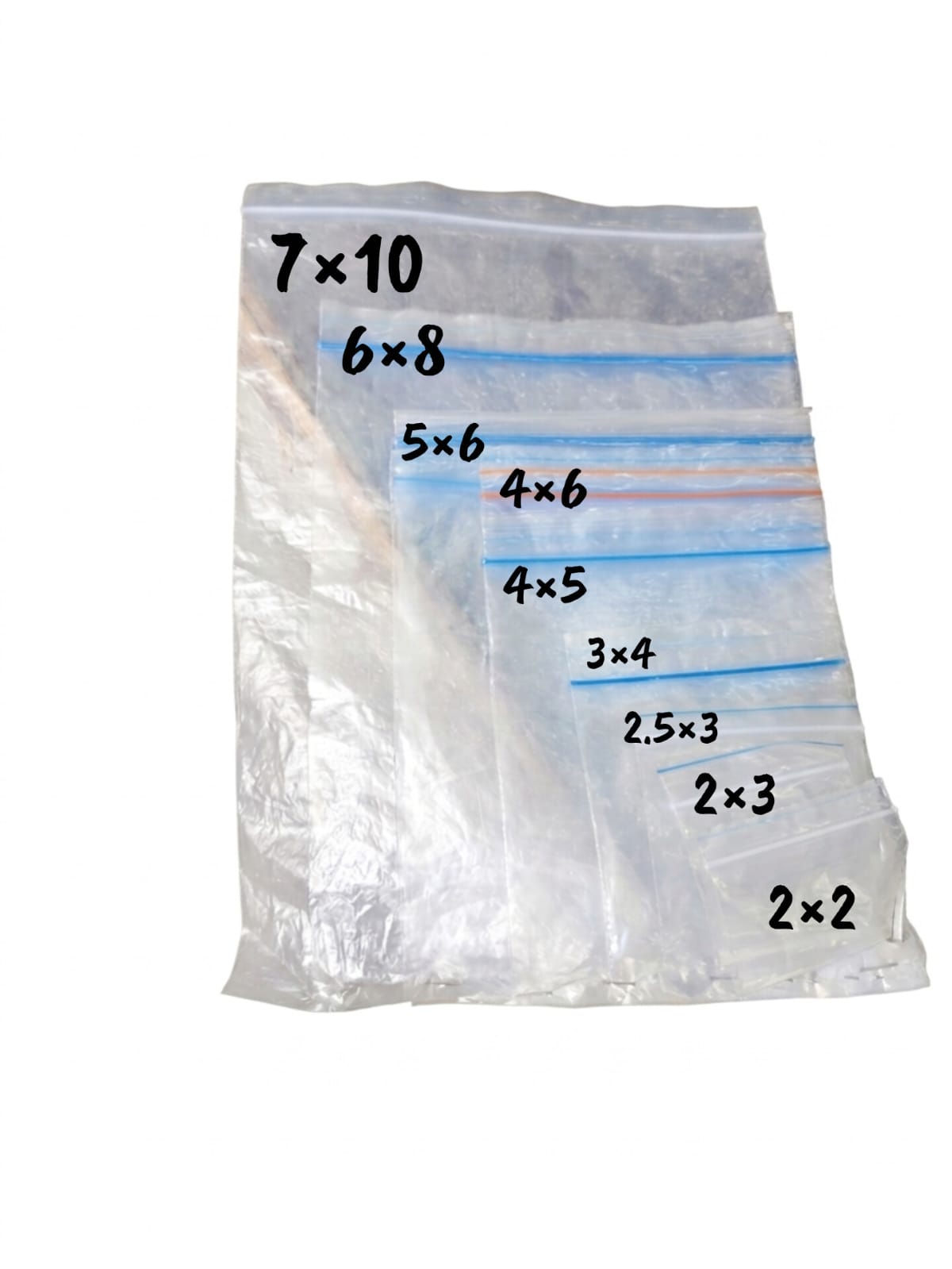 Transparent Ziplock (10 pcs)