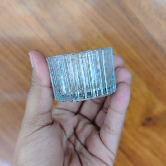 T LIGHT VOTIVE GLASS JAR 12PCS