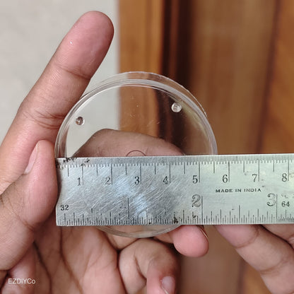 ROUND JUMBO 2 POLYCARBONATE CUPS 5.7*2.2 CM