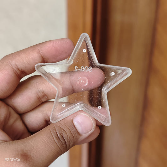 STAR POLYCARBONATE CUPS 5.8*5.8*1.5 CM