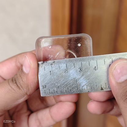 SQUARE POLYCARBONATE CUPS 3.5*3.5*1.5 CM
