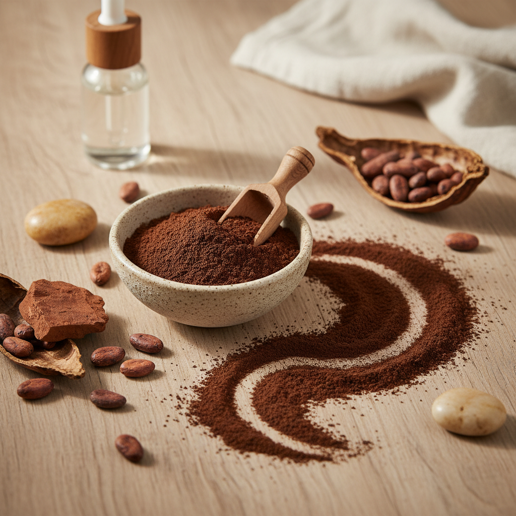 Chocolate Clay Powder For Hair Pack And Face Pack