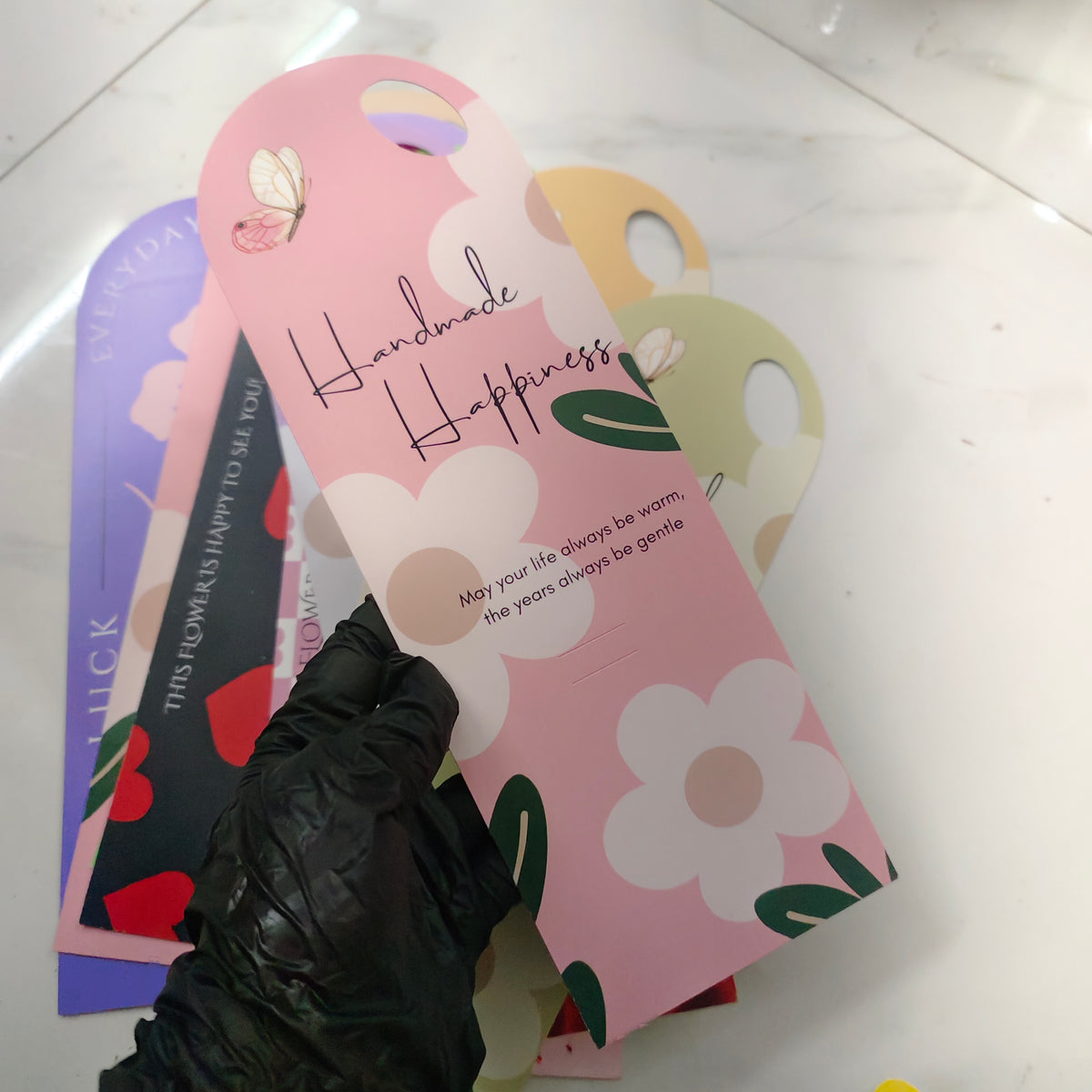 FLORAL CARDS 350 GSM