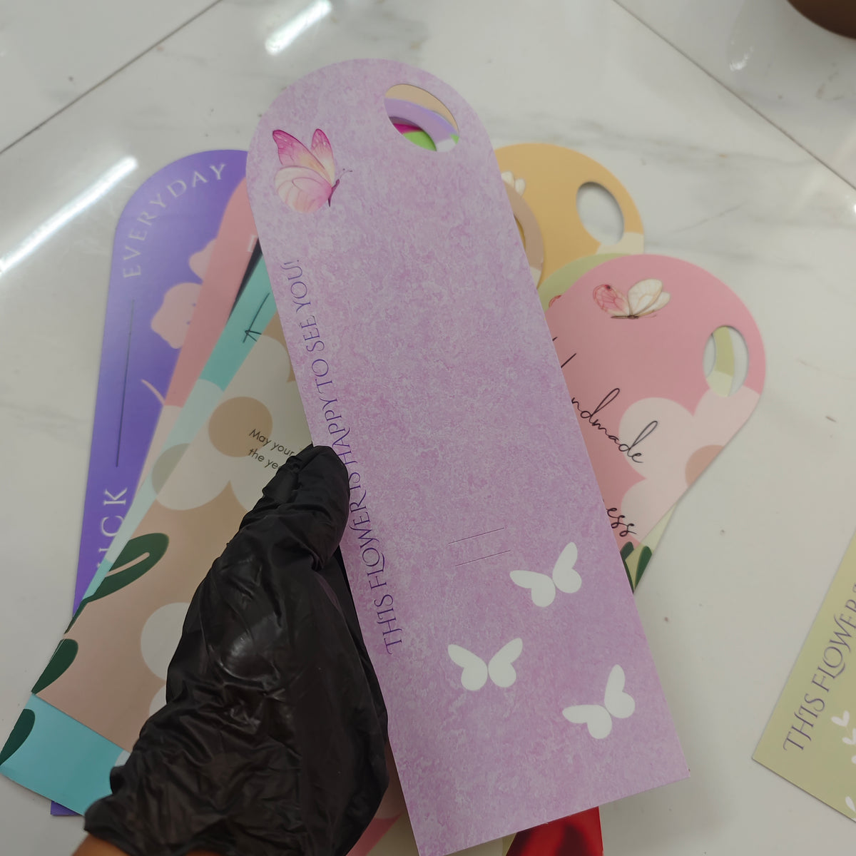 FLORAL CARDS 350 GSM