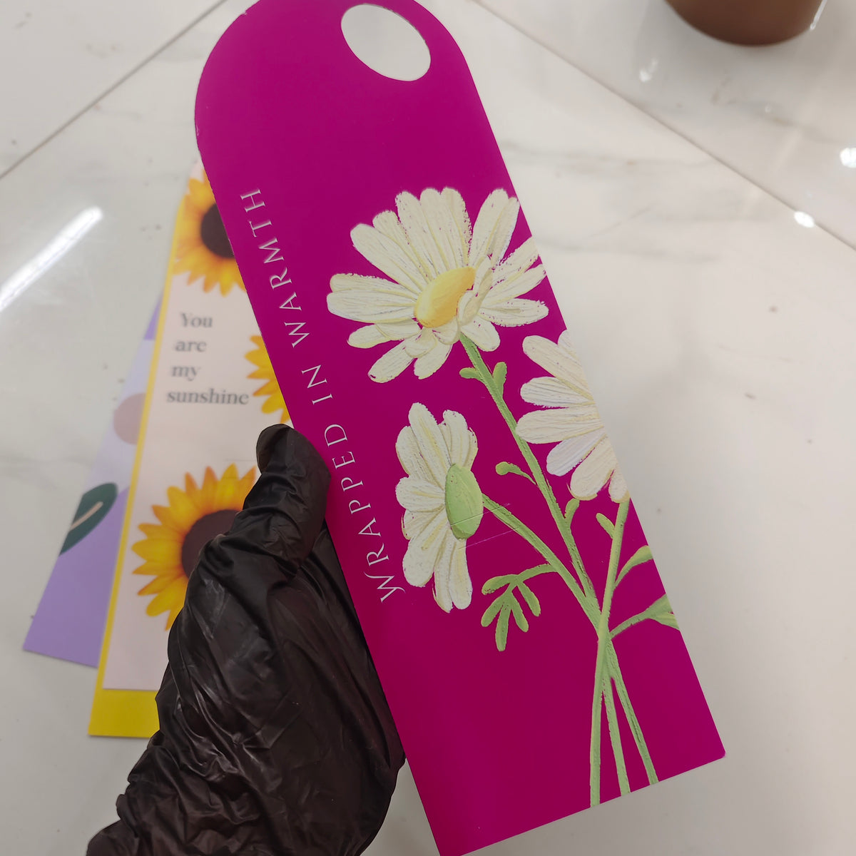 FLORAL CARDS 350 GSM