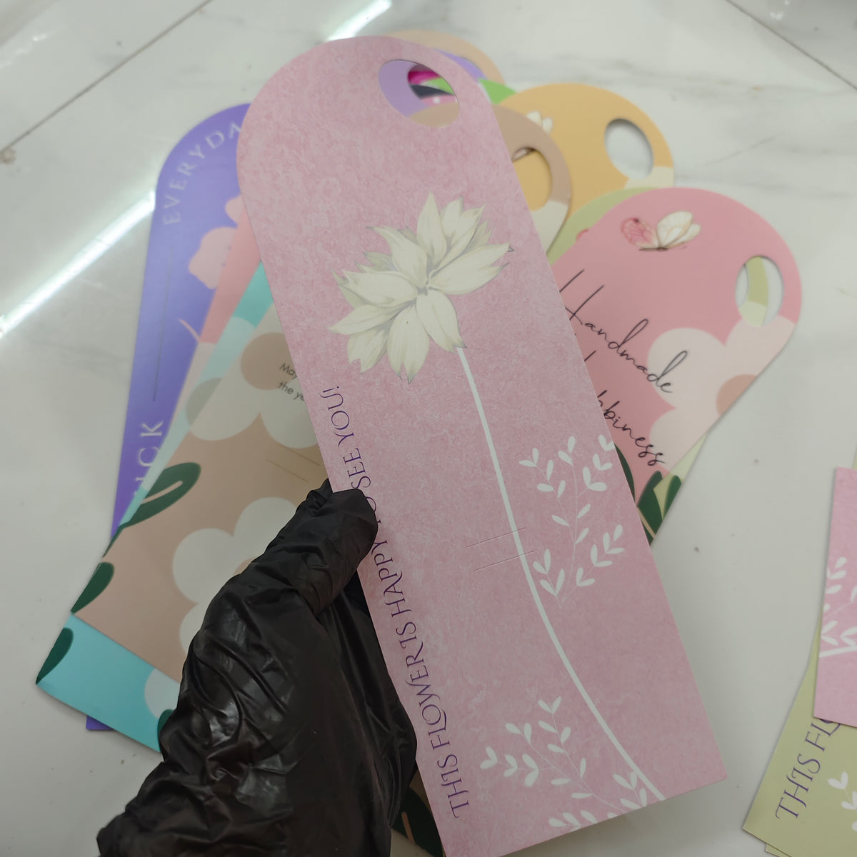 FLORAL CARDS 350 GSM