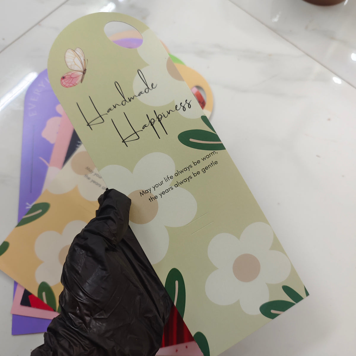 FLORAL CARDS 350 GSM